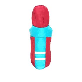 Thickened Cotton Hooded Dog Clothes Warm (Option: Red-S Code)