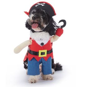 Pet Supplies Universal Clothes Bat (Option: PF96 Red Pirate-M)