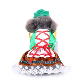 Pet Clothes Creative Halloween Christmas Dog Clothes (Option: SDZ58 Service Female-XL)